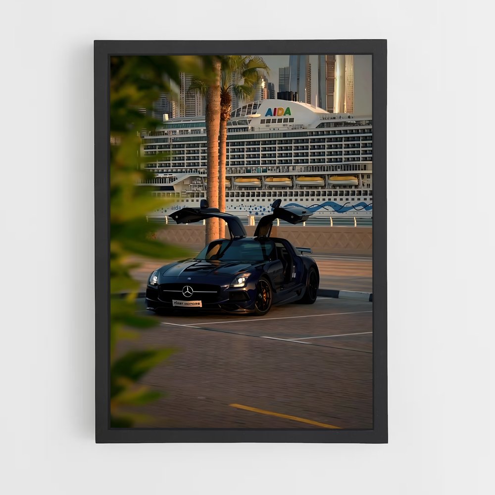 Poster Croisière Nocturne – affiche Mercedes (vue 2)